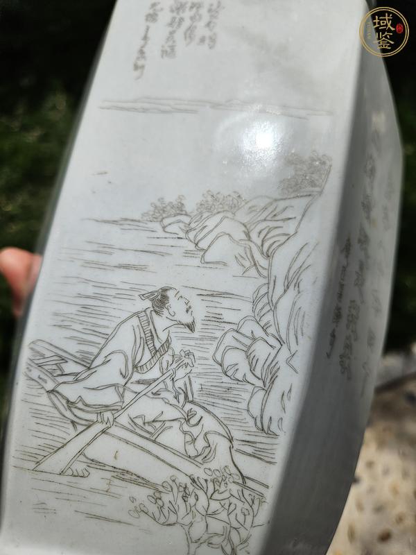 古玩陶瓷刻瓷瓶真品鑒賞圖