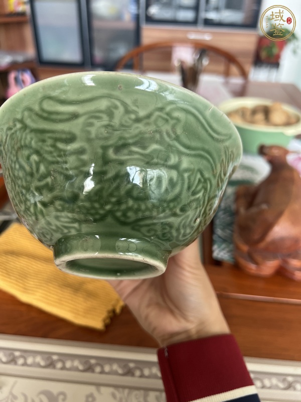 古玩陶瓷龍紋碗真品鑒賞圖