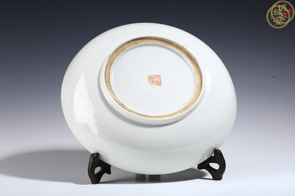 古玩陶瓷民國(guó)·粉彩五龍圖大盤(pán)真品鑒賞圖