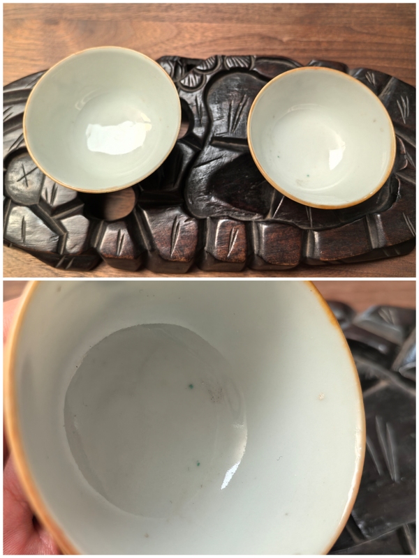 古玩陶瓷晚清粉彩海晏河清圖茶杯拍賣，當(dāng)前價(jià)格3500元