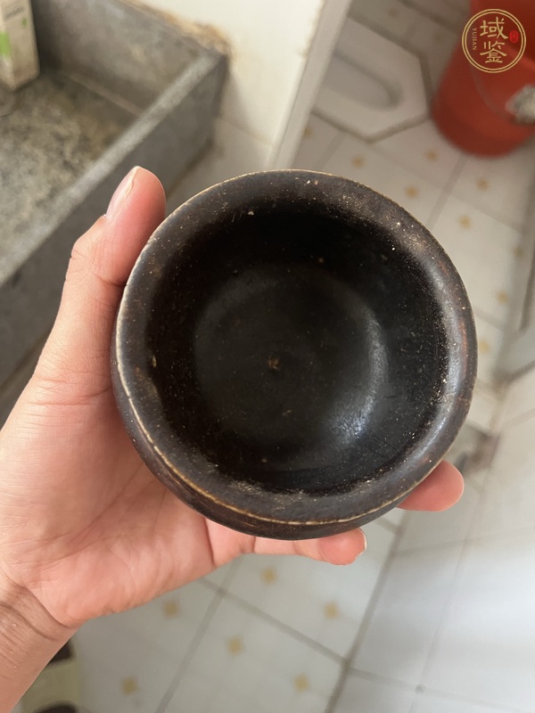 古玩陶瓷黑釉罐真品鑒賞圖