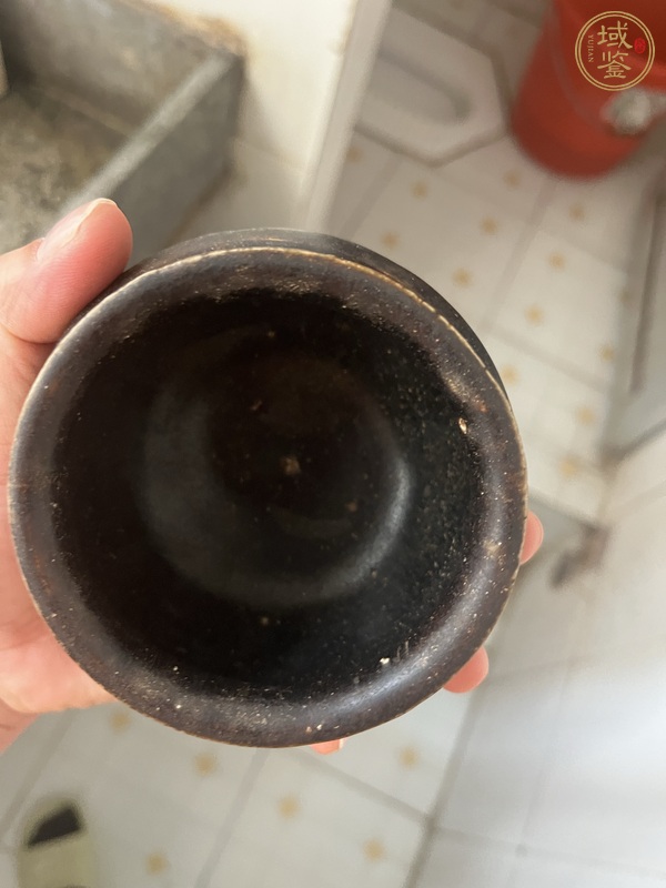 古玩陶瓷黑釉罐真品鑒賞圖