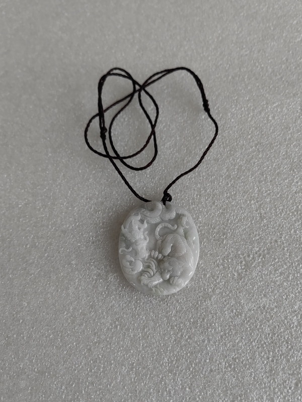 古玩玉器翡翠雕“風(fēng)云際會(huì)”牌拍賣，當(dāng)前價(jià)格298元