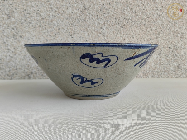 古玩陶瓷青花鳳紋碗真品鑒賞圖