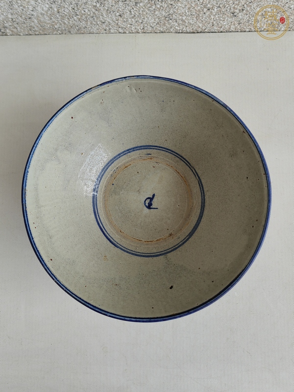 古玩陶瓷青花鳳紋碗真品鑒賞圖