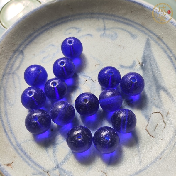 古玩拒馬河老琉璃真品鑒賞圖
