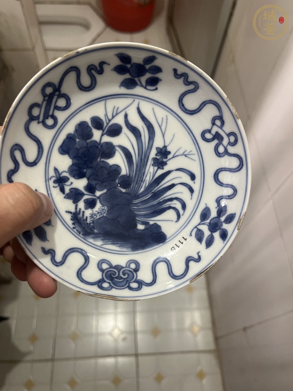 古玩陶瓷青花盤真品鑒賞圖