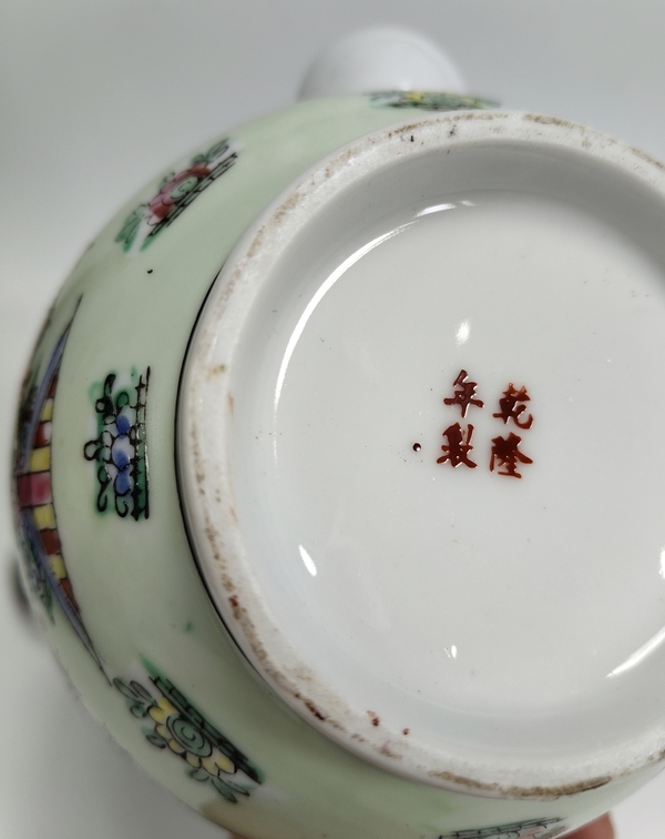 古玩陶瓷民國-官上加官大吉大利圖茶壺拍賣，當(dāng)前價格2369元