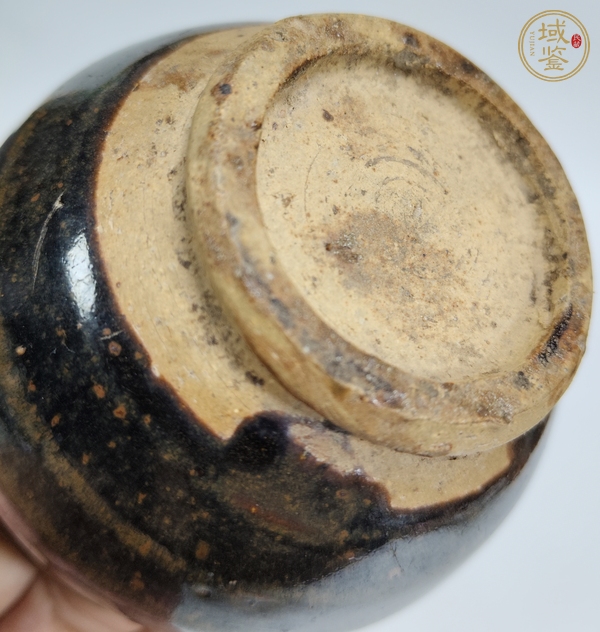 古玩陶瓷磁州窯窯變黑釉罐真品鑒賞圖