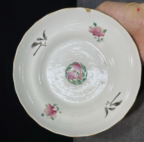古玩陶瓷粉彩盤(pán)真品鑒賞圖