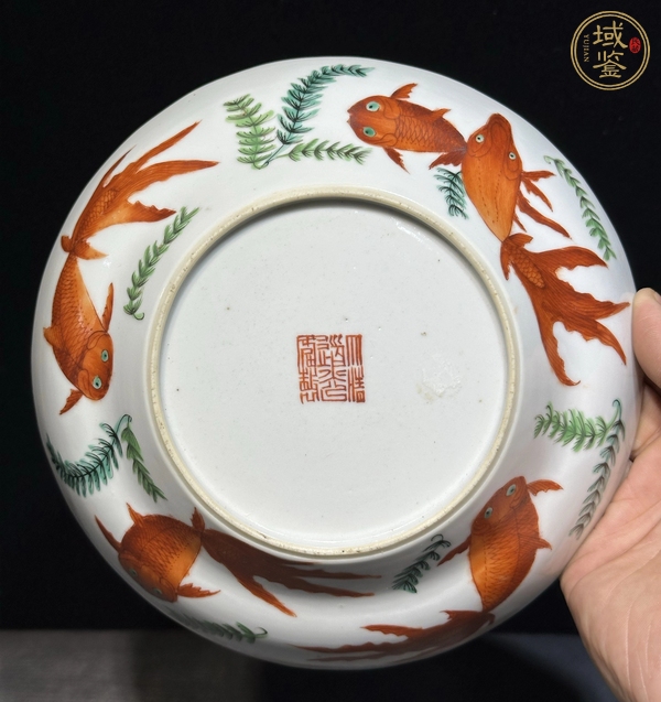 古玩陶瓷粉彩盤(pán)真品鑒賞圖