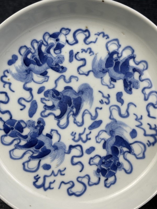 古玩陶瓷青花五世同堂折沿洗拍賣，當(dāng)前價(jià)格2888元