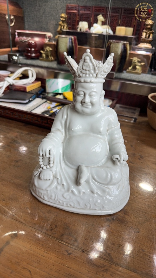 古玩白釉佛像真品鑒賞圖