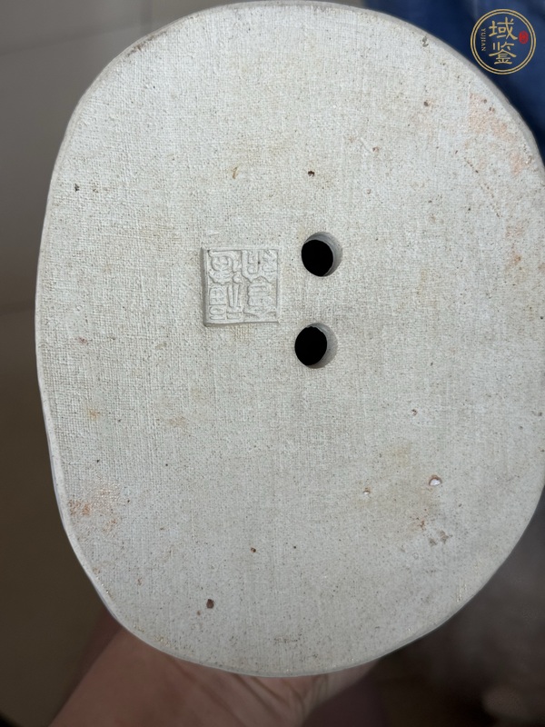 古玩陶瓷白釉佛像真品鑒賞圖