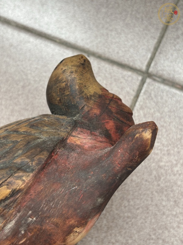 古玩雜項木雕烏龜真品鑒賞圖
