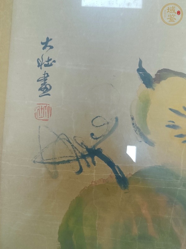 古玩字畫張大壯《瓜果圖》真品鑒賞圖