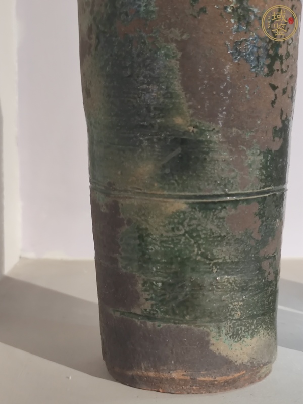 古玩陶瓷綠釉罐真品鑒賞圖