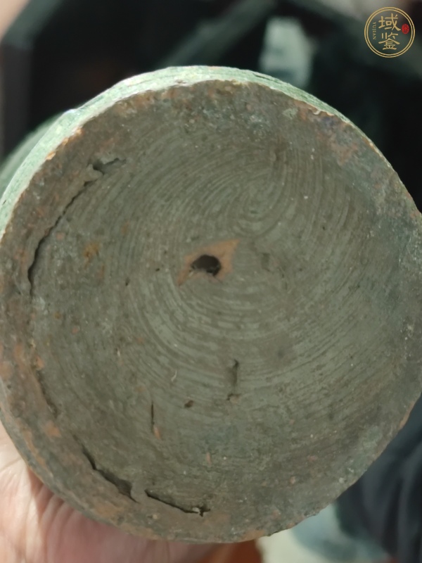 古玩陶瓷綠釉罐真品鑒賞圖