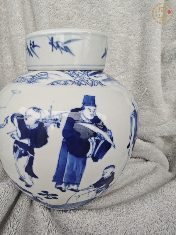 古玩陶瓷青花蓋罐真品鑒賞圖