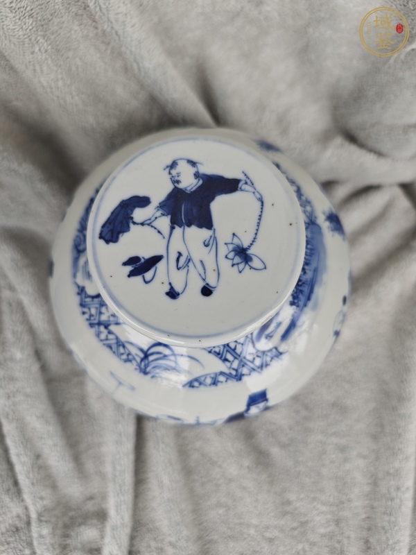 古玩陶瓷青花蓋罐真品鑒賞圖