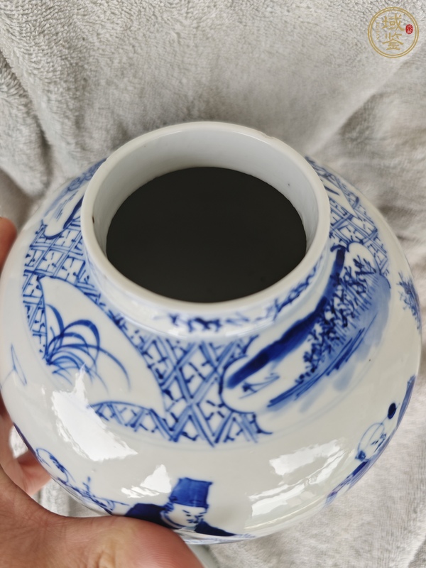 古玩陶瓷青花蓋罐真品鑒賞圖