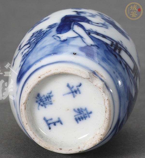 古玩陶瓷青花鼻煙壺真品鑒賞圖