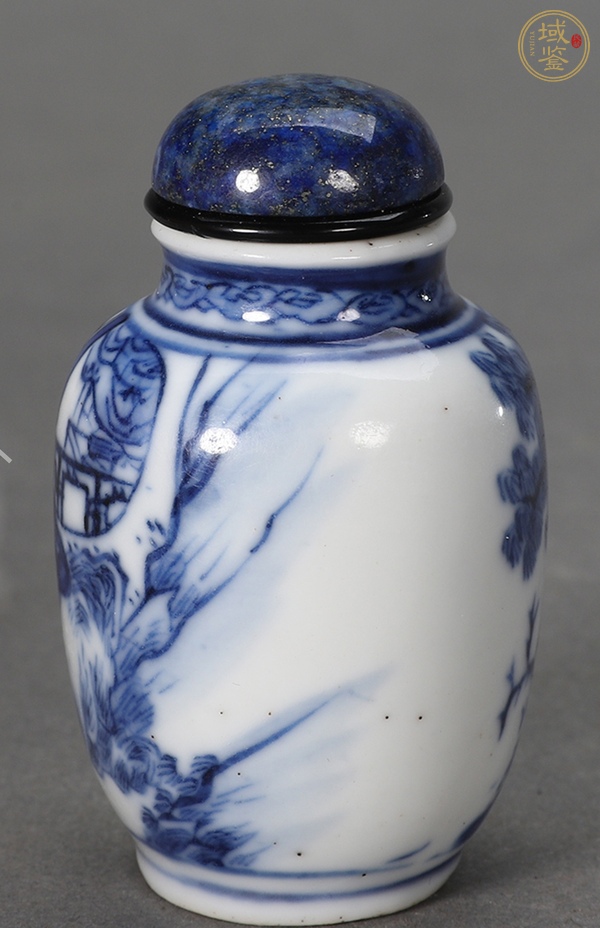 古玩陶瓷青花鼻煙壺真品鑒賞圖