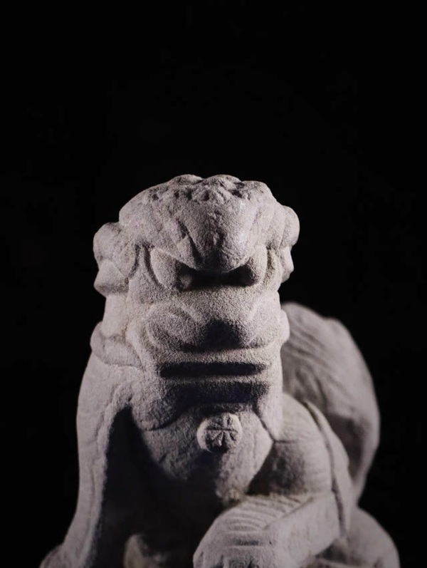 古玩雜項(xiàng)清代石獅擺件拍賣，當(dāng)前價(jià)格1500元