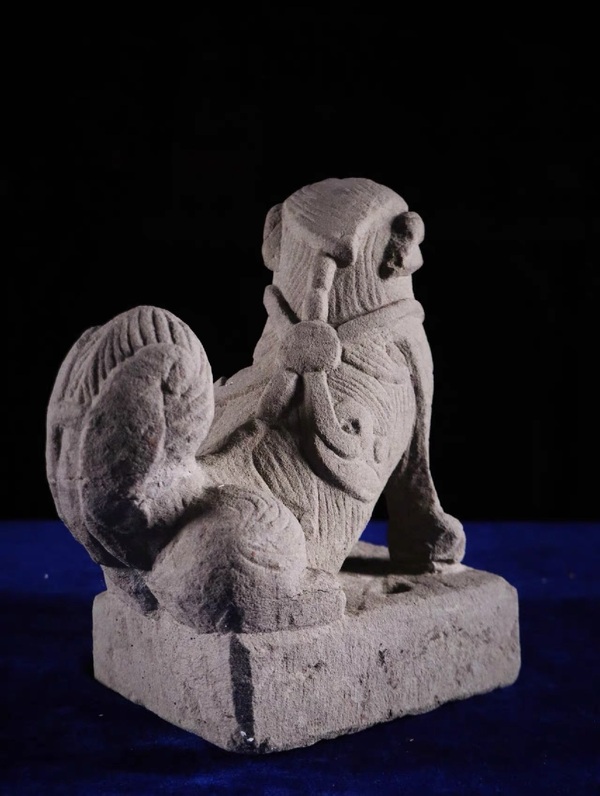 古玩雜項(xiàng)清代石獅擺件拍賣，當(dāng)前價(jià)格1500元