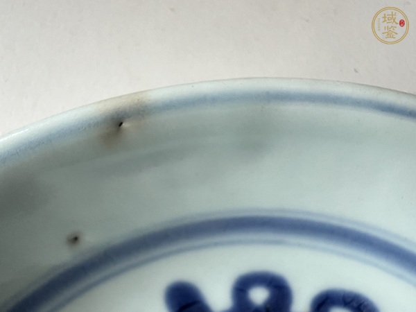 古玩陶瓷青花人物故事盤真品鑒賞圖