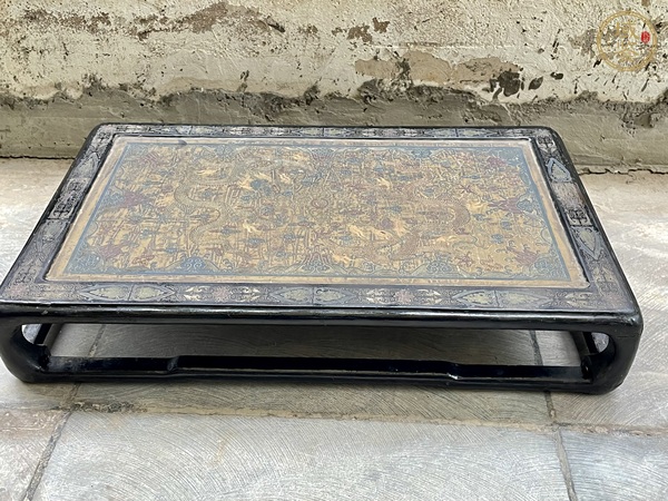 古玩雜項(xiàng)大漆茶盤真品鑒賞圖