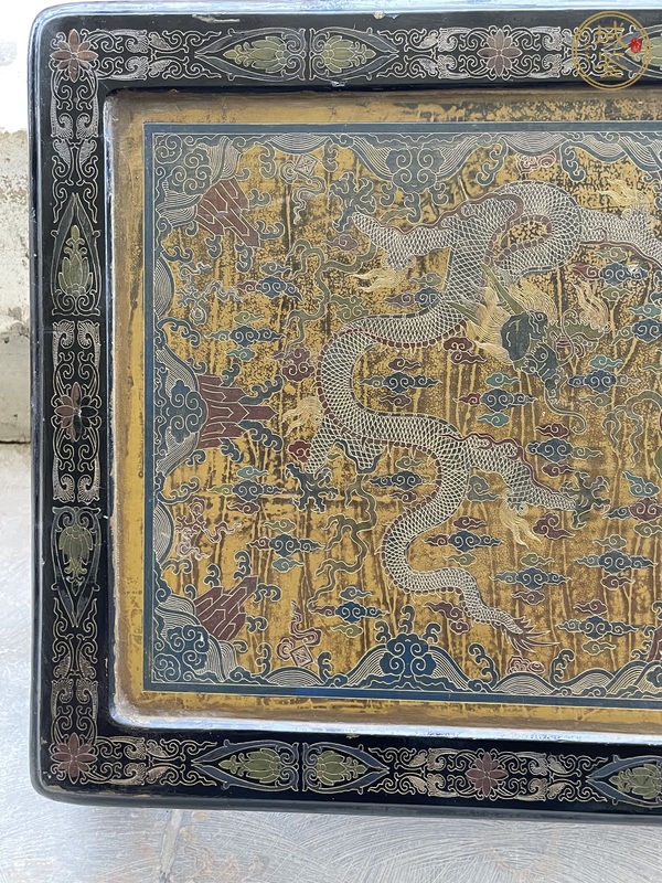 古玩雜項(xiàng)大漆茶盤真品鑒賞圖