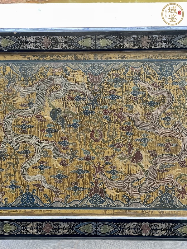 古玩雜項(xiàng)大漆茶盤真品鑒賞圖
