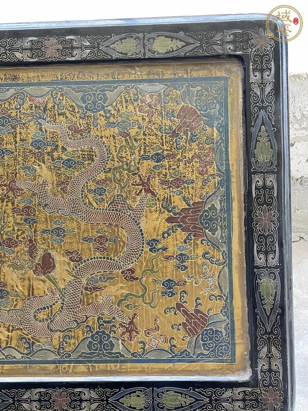 古玩雜項(xiàng)大漆茶盤真品鑒賞圖