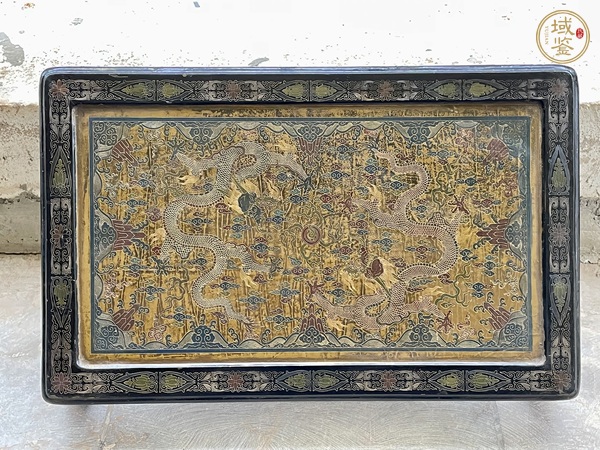 古玩雜項(xiàng)大漆茶盤真品鑒賞圖