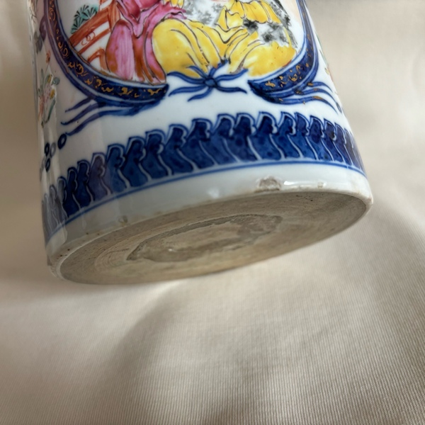 古玩陶瓷青花加彩馬克杯拍賣,當前價格1880元