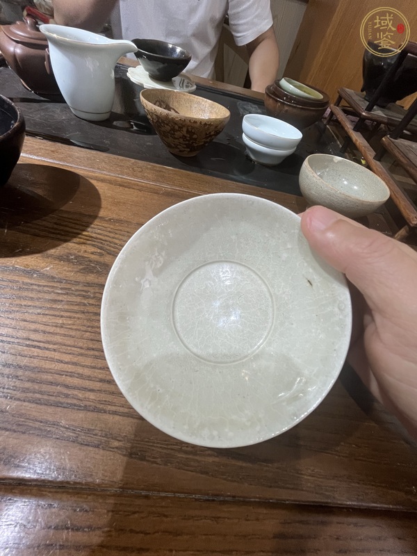 古玩陶瓷青白釉茶碗真品鑒賞圖