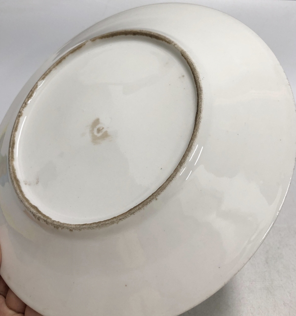 古玩陶瓷清晚·廣彩人物故事紋盤拍賣，當前價格3699元