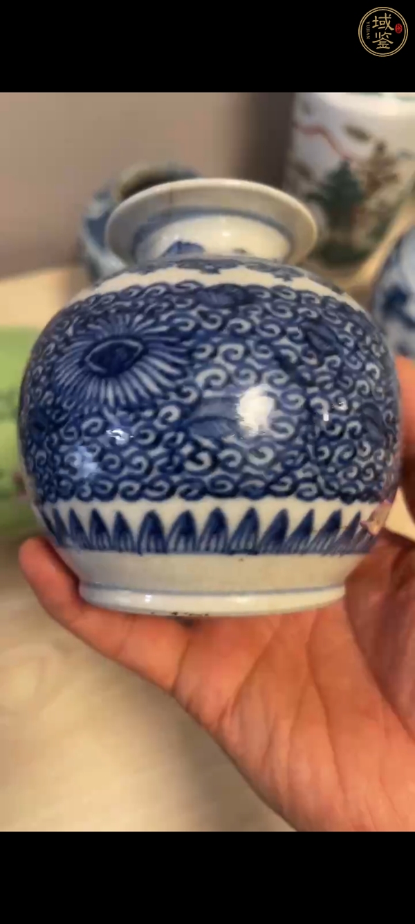 古玩陶瓷青花瓶真品鑒賞圖