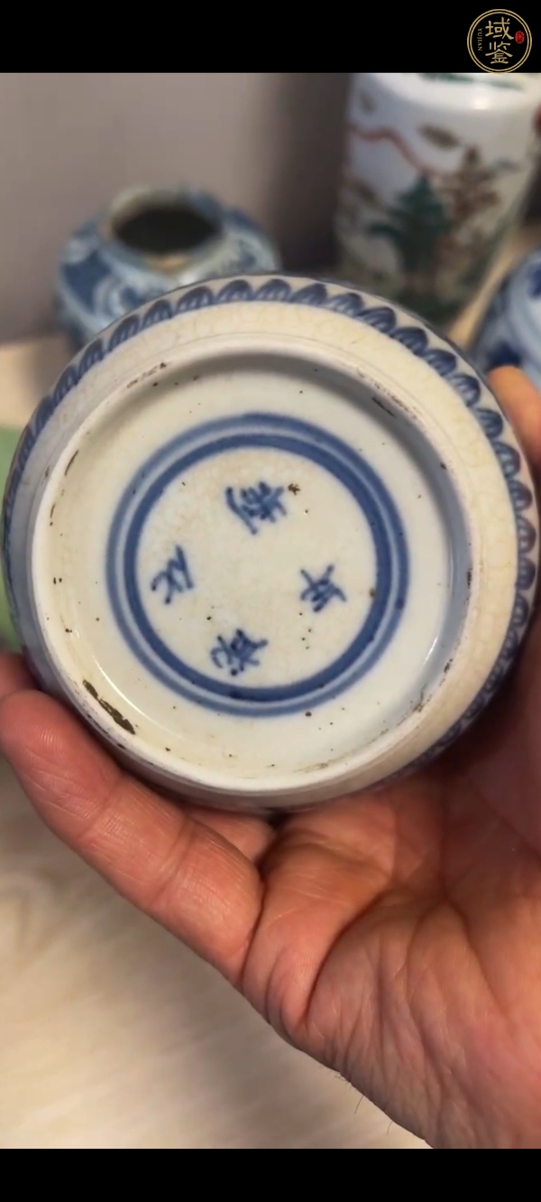 古玩陶瓷青花瓶真品鑒賞圖