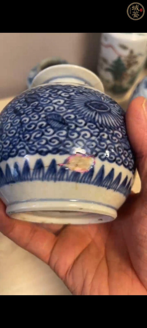 古玩陶瓷青花瓶真品鑒賞圖