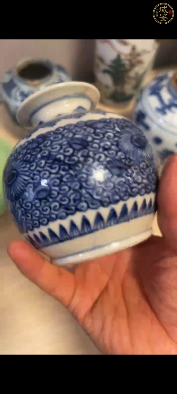 古玩陶瓷青花瓶真品鑒賞圖