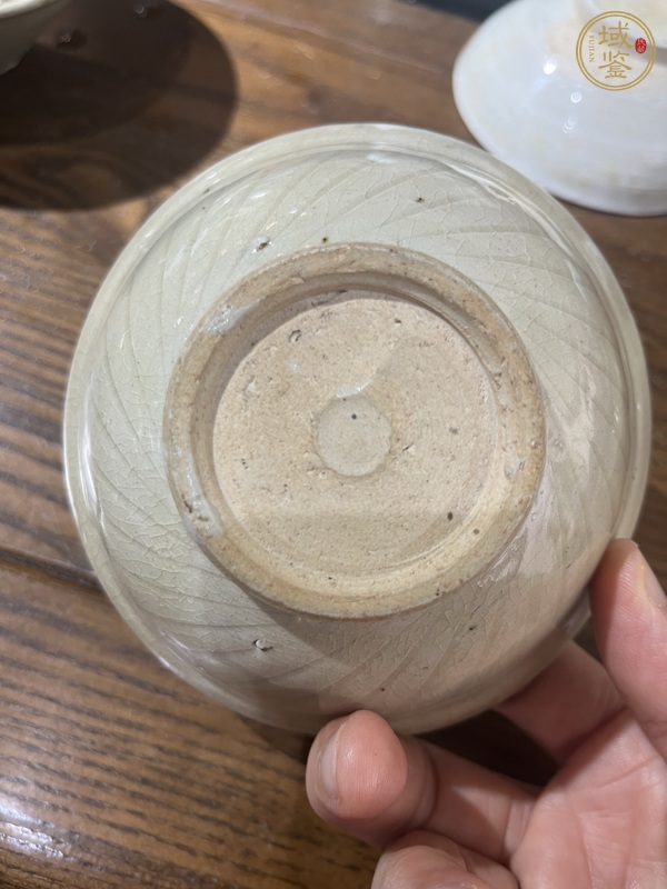 古玩陶瓷青白釉刻花碗真品鑒賞圖