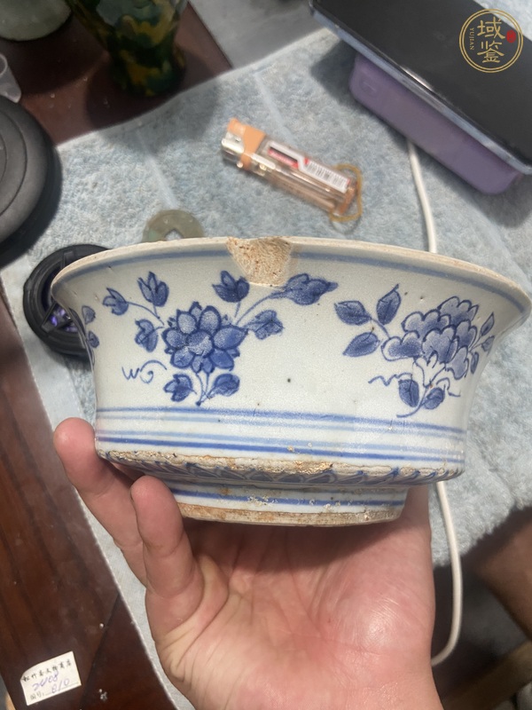 古玩青花馬蹄碗真品鑒賞圖