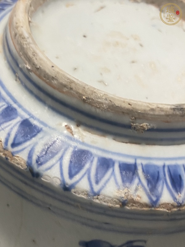 古玩陶瓷青花馬蹄碗真品鑒賞圖