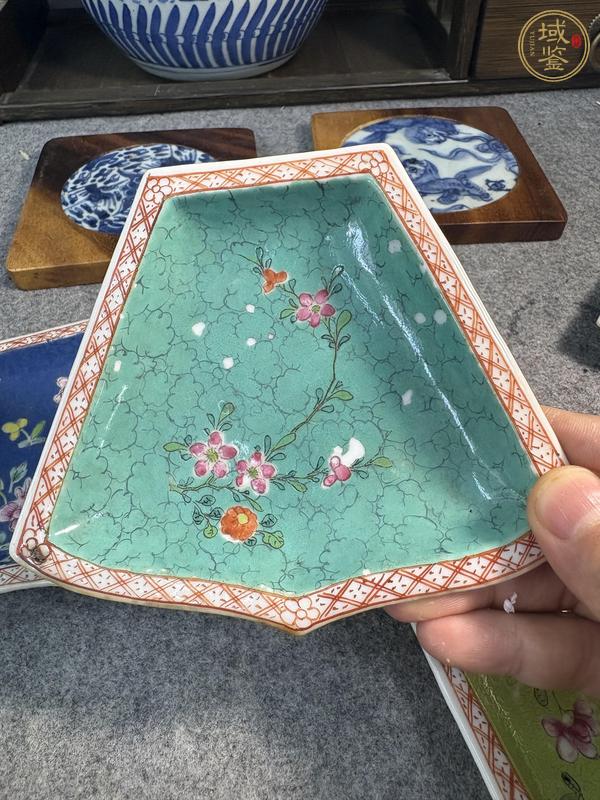 古玩陶瓷粉彩什錦攢盤真品鑒賞圖