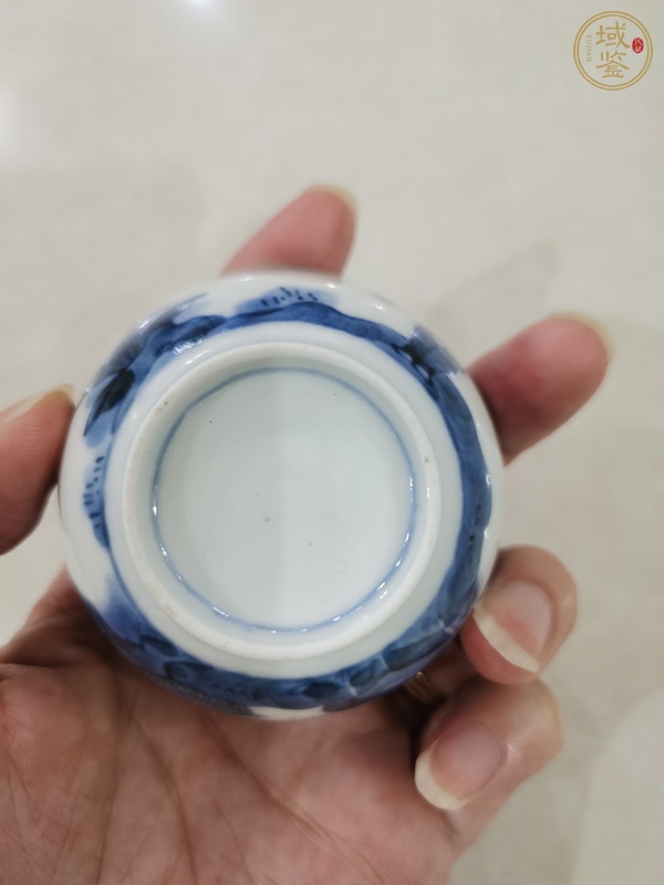 古玩陶瓷青花杯真品鑒賞圖