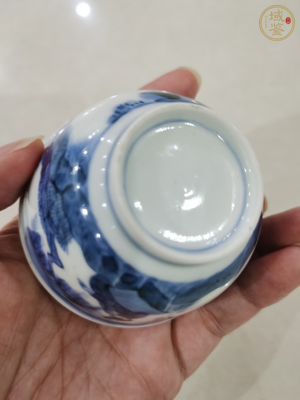 古玩陶瓷青花杯真品鑒賞圖