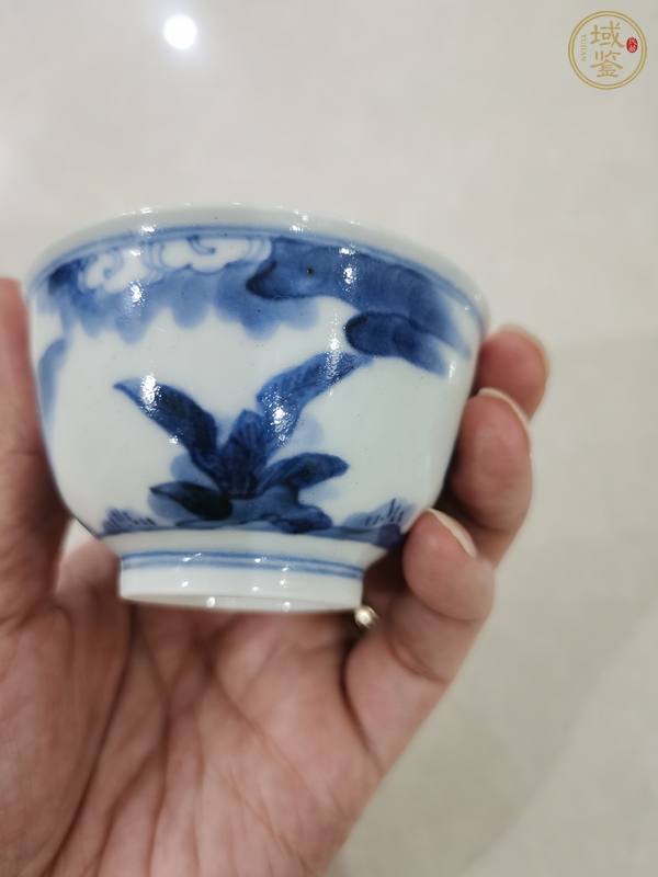 古玩陶瓷青花杯真品鑒賞圖