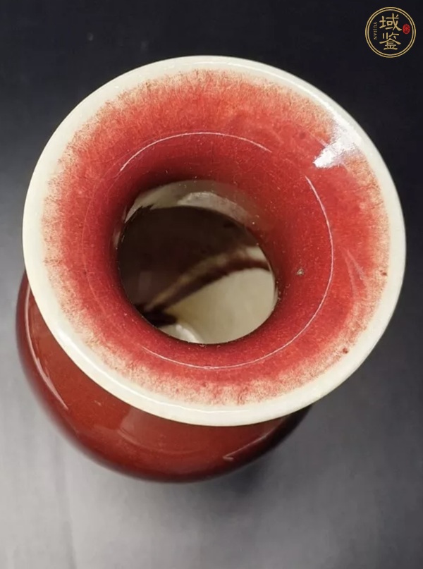 古玩陶瓷創(chuàng)匯 郎窯紅釉觀音瓶真品鑒賞圖